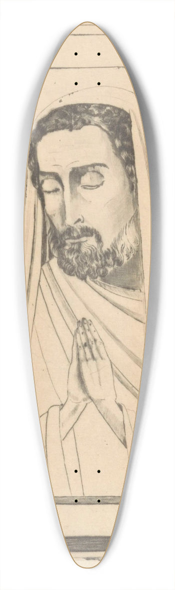 Lodewijk Schelfhout - Jozef 39.3 inch art pintail longboard deck