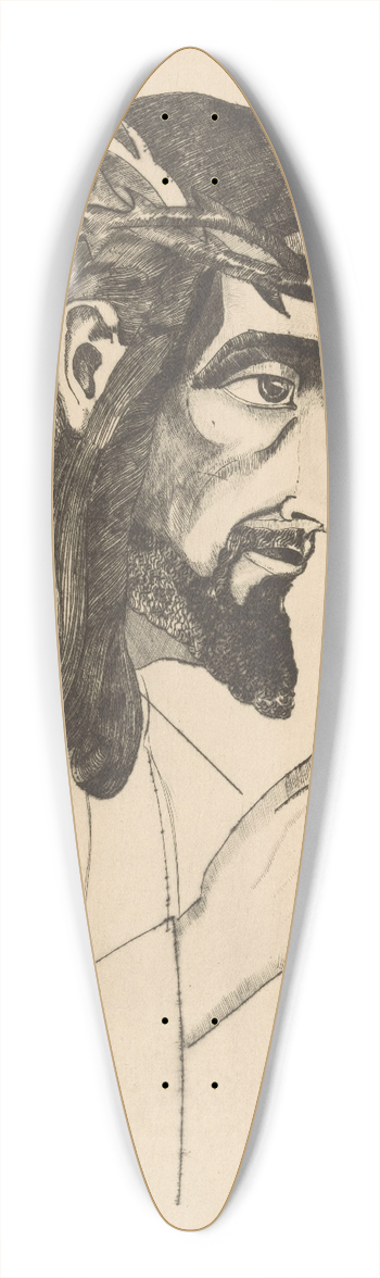 Lodewijk Schelfhout - Kruisdraging 39.3 inch art pintail longboard deck