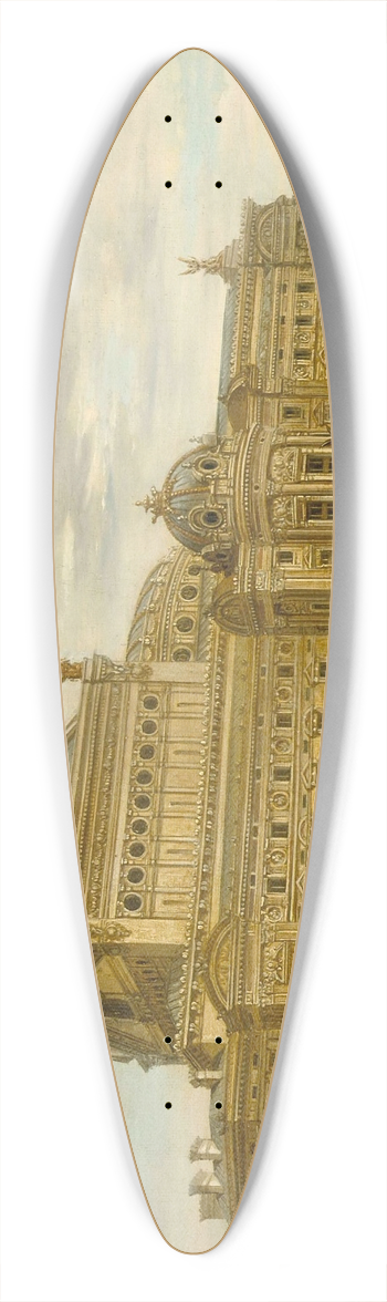 Lonard Saurfelt - LOpra Garnier vu de la rue Auber, vers 1880, 9me arrondissement 39.3 inch art pintail longboard deck