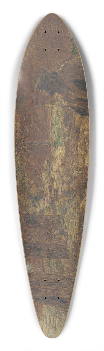 Lon Augustin Lhermitte - Le Berger Et Son Troupeau 39.3 inch art pintail longboard deck