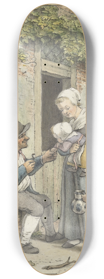 Christina Chalon - Boerenpraatje 8.25 inch art skate deck