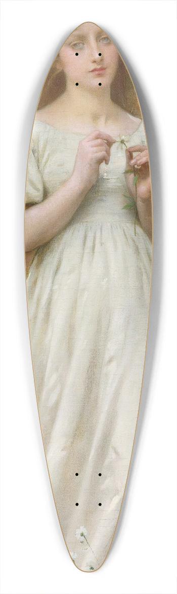 Lon-Jean-Basile Perrault - Meditation 39.3 inch art pintail longboard deck