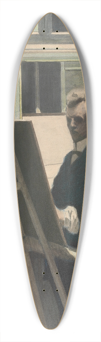 Lon Spilliaert - Self Portrait 39.3 inch art pintail longboard deck