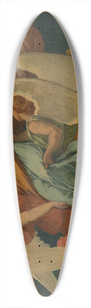 Lopold Durangel - Glorification de Saint Pierre 39.3 inch art pintail longboard deck