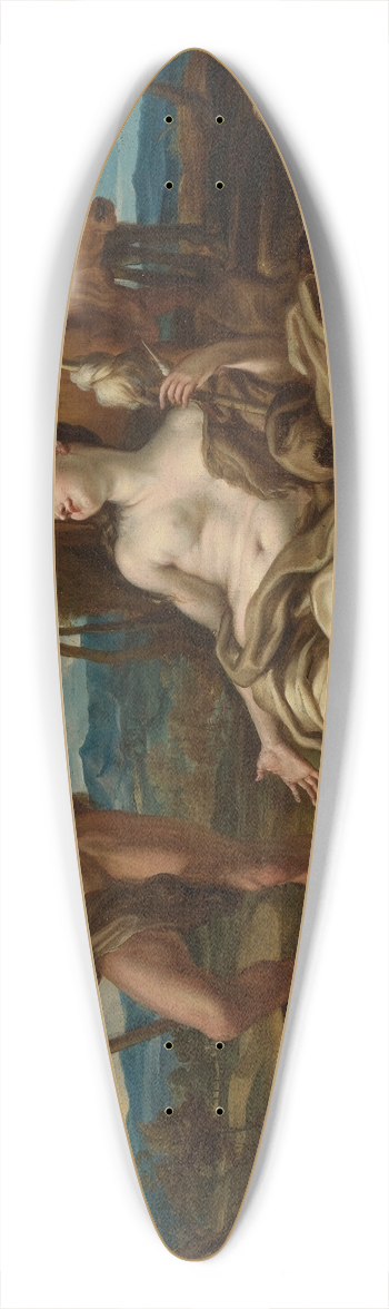 Lorenzo De' Ferrari - Adam And Eve With The Infants Cain And Abel 39.3 inch art pintail longboard deck