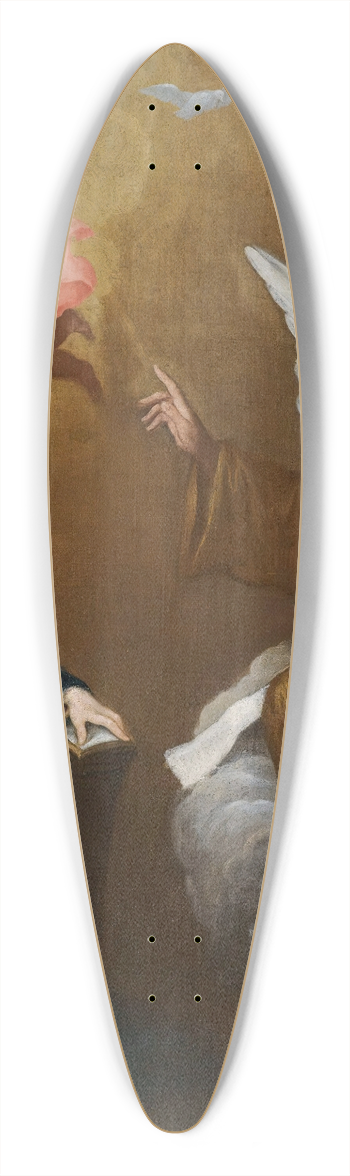 Lorenzo Pasinelli - The Annunciation 39.3 inch art pintail longboard deck