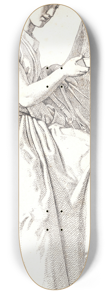 Christoffer Wilhelm Eckersberg - Fornuften Allegorisk figur 8.25 inch art skate deck