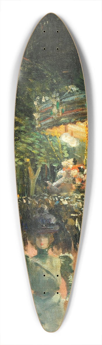 Louis Abel-Truchet - Fairground, place pigalle 39.3 inch art pintail longboard deck