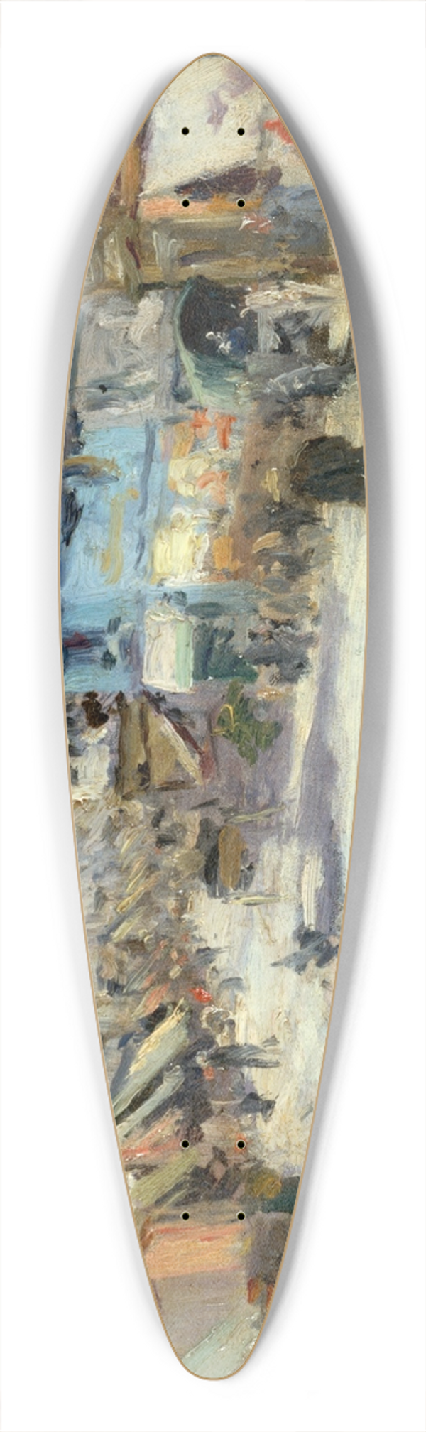 Louis Abel-Truchet - La rue Lepic, langle de la rue Puget et la place Blanche 39.3 inch art pintail longboard deck