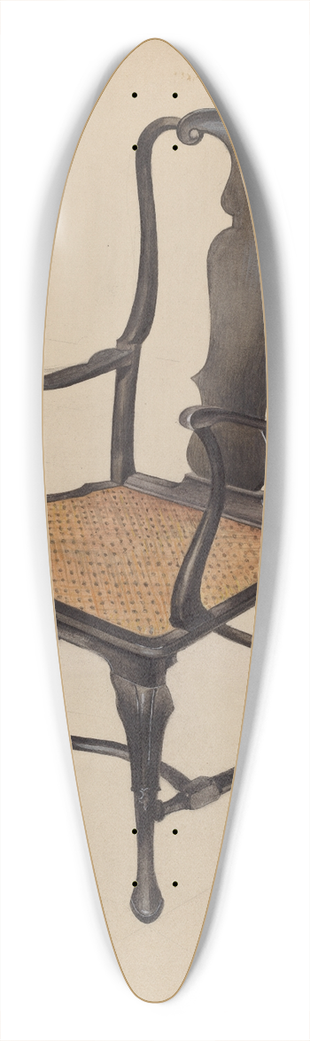 Louis Annino - Armchair 39.3 inch art pintail longboard deck
