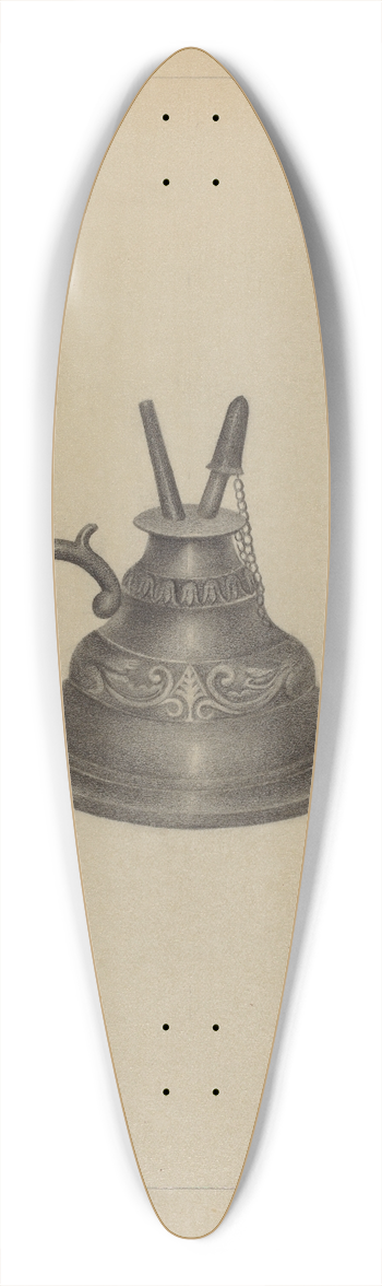 Louis Annino - Lamp 39.3 inch art pintail longboard deck