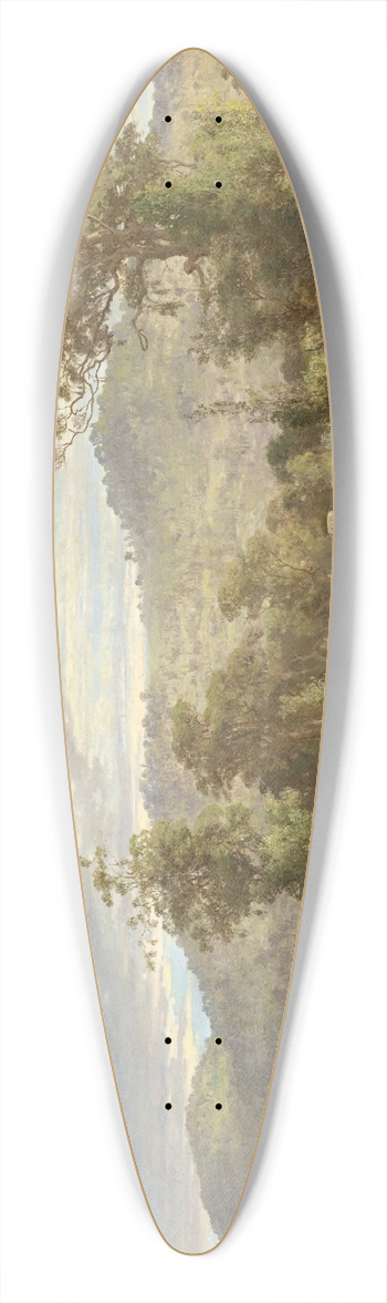 Louis Buvelot - Between Tallarook and Yea 39.3 inch art pintail longboard deck