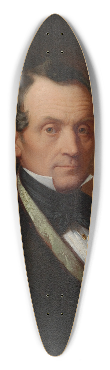 Louis Coblitz - Bildnis des Vaters Andreas Coblitz 39.3 inch art pintail longboard deck