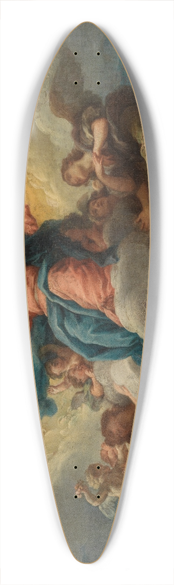Louis de Boullogne - Himmelfahrt Maria 39.3 inch art pintail longboard deck