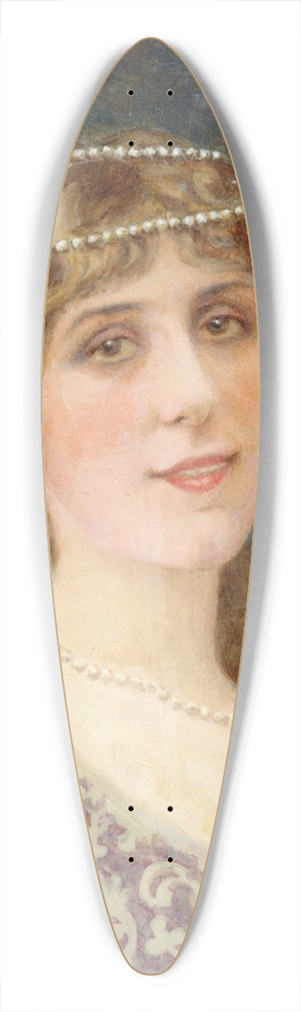 Louis douard Fournier - Portrait de Gabrielle Robinne, socitaire de la Comdie-Franaise, dans le rle dElmire du Tartuffe 39.3 inch art pintail longboard deck