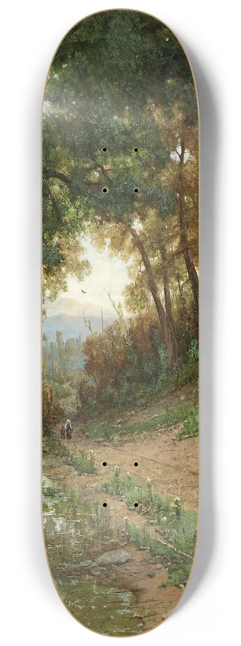 Christopher H. Shearer - Path in the White Mountains 8.25 inch art skate deck