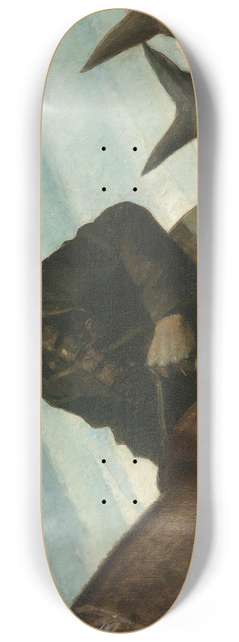 Christopher R. W. Nevinson - A Mule Team 8.25 inch art skate deck