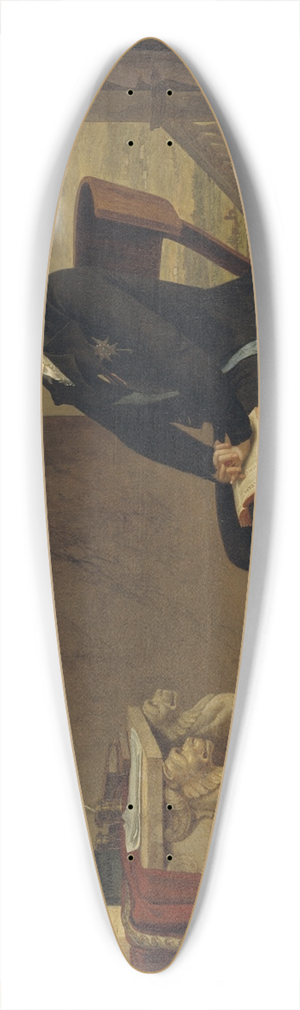 Louis Gauffier - Count Gustaf Mauritz Armfelt in Florence 39.3 inch art pintail longboard deck