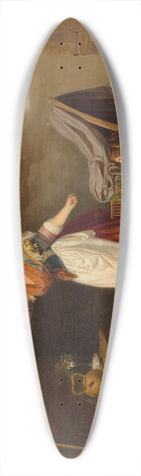 Louis Gauffier - The Stolen Bird 39.3 inch art pintail longboard deck