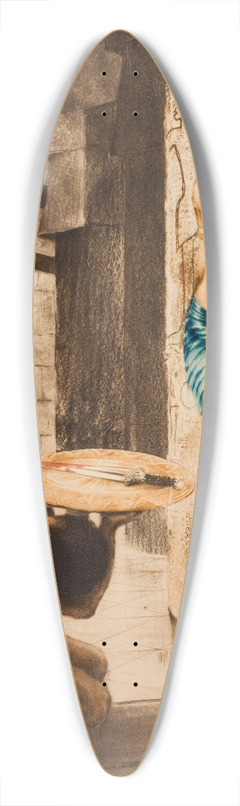 Louis Icart - Salome 39.3 inch art pintail longboard deck