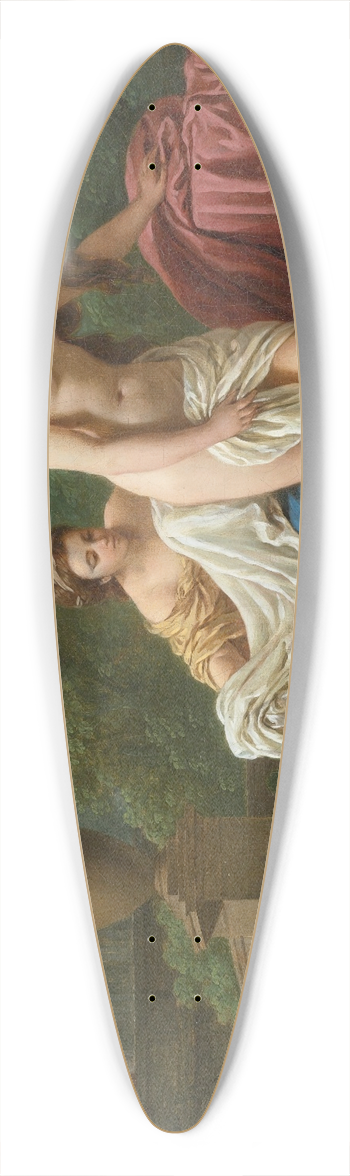 Louis-Jean-Franois Lagrene - David and Bathsheba 39.3 inch art pintail longboard deck