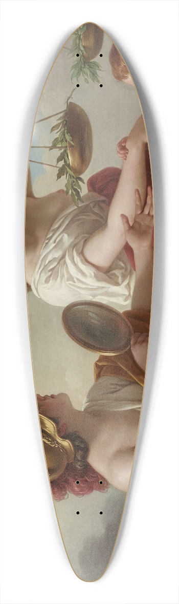 Louis-Jean-Franois Lagrene - Justice Disarmed by Innocence and Applauded by Prudence 39.3 inch art pintail longboard deck
