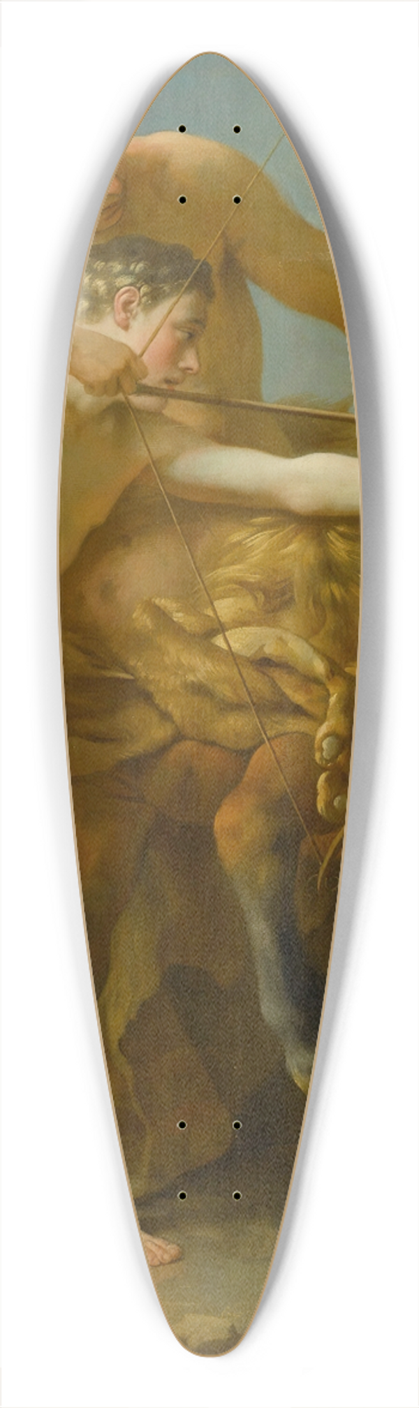 Louis-Jean-Franois Lagrene - The Centaur Chiron Instructing Achilles 39.3 inch art pintail longboard deck