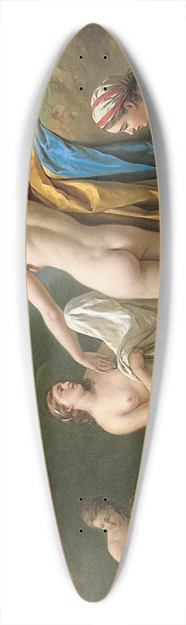 Louis-Jean-Franois Lagrene - Venus and Nymphs Bathing 39.3 inch art pintail longboard deck