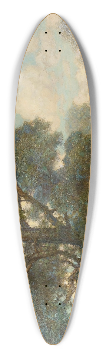 Louis Loeb - Summer 39.3 inch art pintail longboard deck