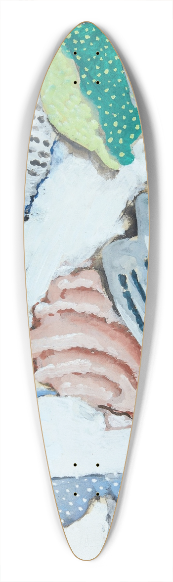 Louis Marcoussis - Nature morte au journal 39.3 inch art pintail longboard deck