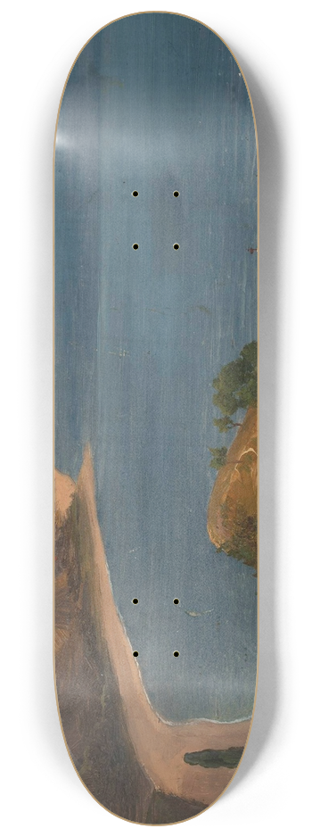 Chrystian Breslauer - Lakeside landscape 8.25 inch art skate deck
