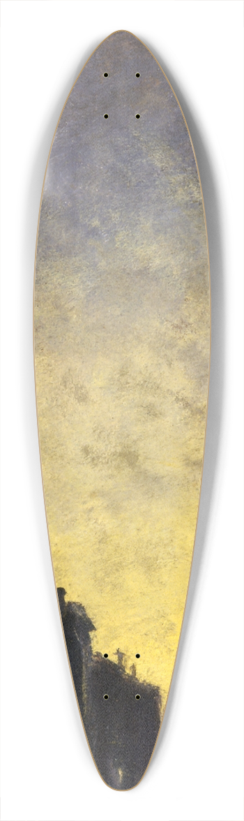 Louis Michel Eilshemius - Fifty-Seventh Street 39.3 inch art pintail longboard deck