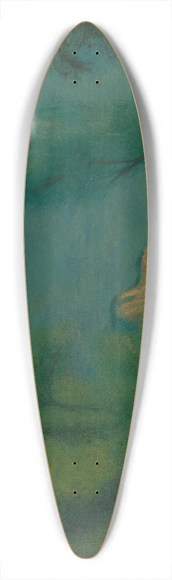 Louis Michel Eilshemius - Nymphs Sleeping 39.3 inch art pintail longboard deck