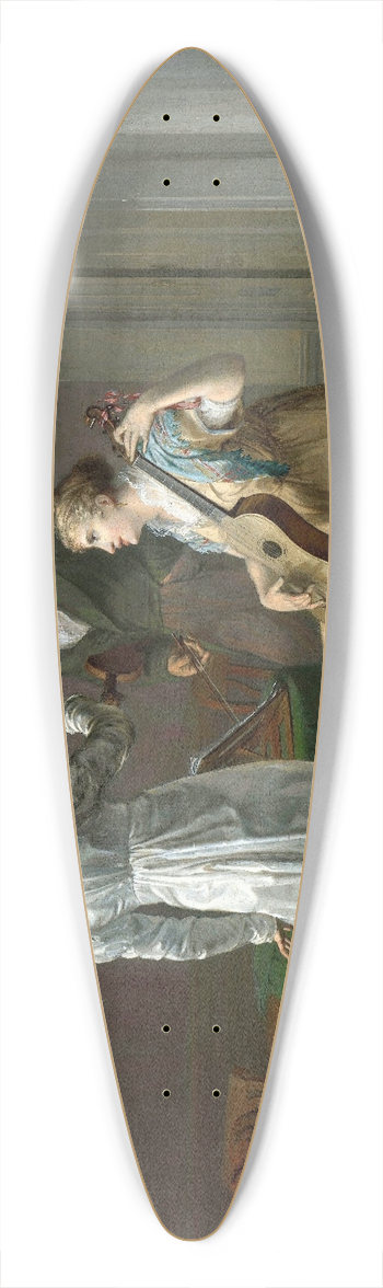 Louis Moritz - The Music Lesson 39.3 inch art pintail longboard deck