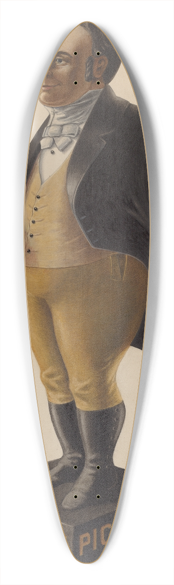 Louis Plogsted - Cigar Store Figure 39.3 inch art pintail longboard deck
