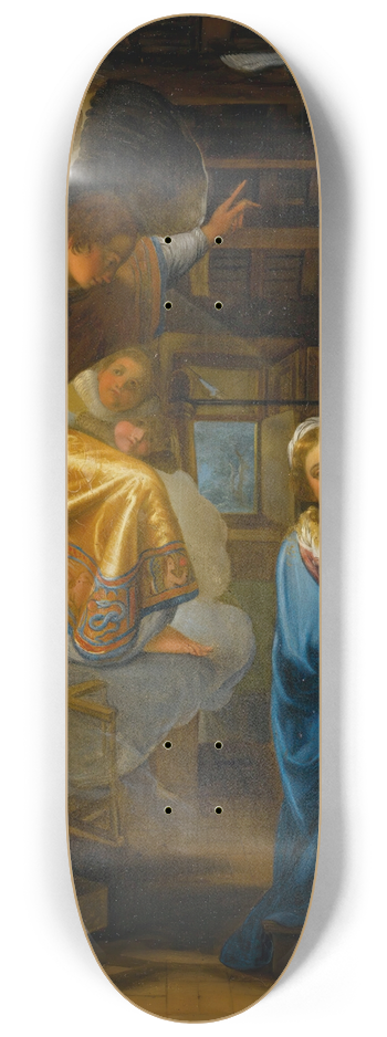 Circle of Adam Elsheimer - The Annunciation 8.25 inch art skate deck