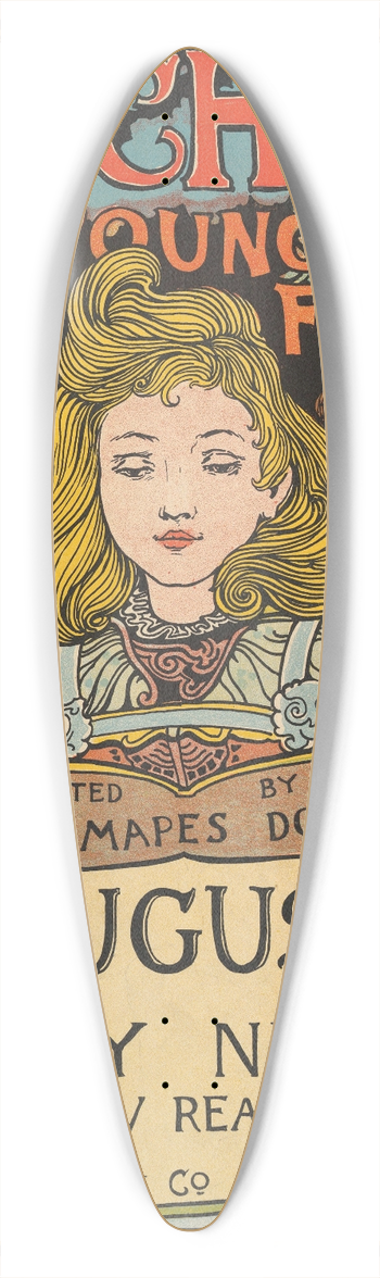 Louis Rhead - The Century; Holiday Number; St. Nicholas for Young Folks, August 39.3 inch art pintail longboard deck