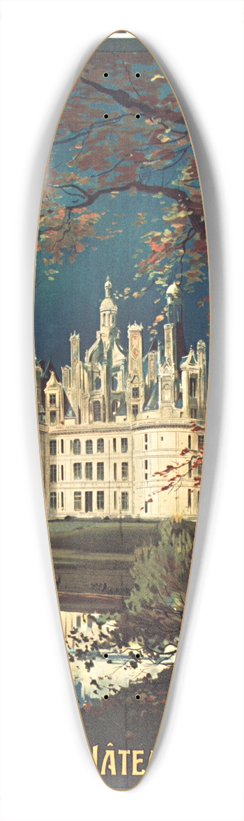 Louis Tauzin - Touraine 39.3 inch art pintail longboard deck