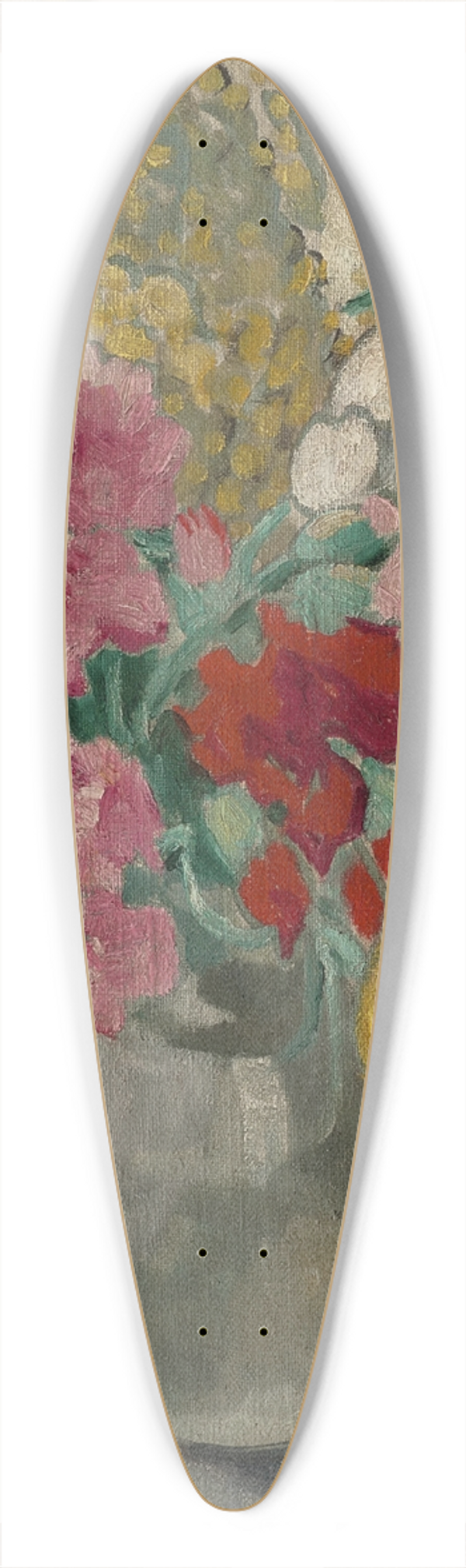 Louis Valtat - Vase avec bouquet de fleurs 39.3 inch art pintail longboard deck