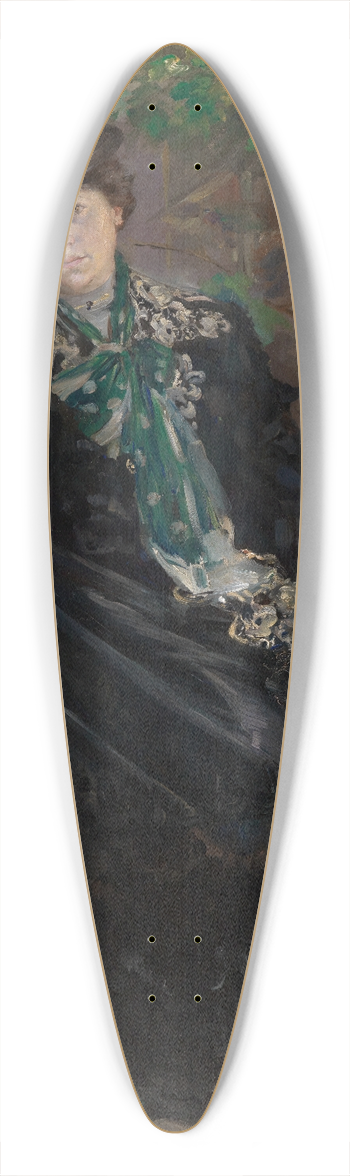 Lovis Corinth - Bildnis Frau Charlotte Berend-Corinth im Garten 39.3 inch art pintail longboard deck