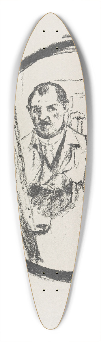 Lovis Corinth - Das ABC 39.3 inch art pintail longboard deck