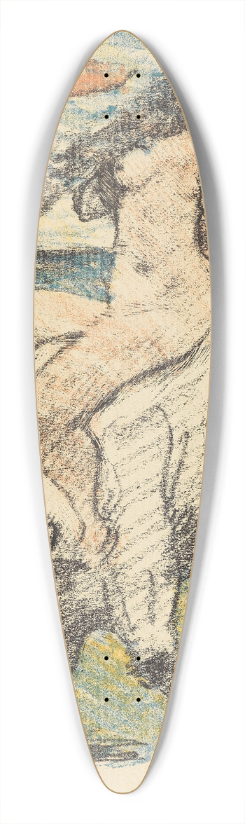 Lovis Corinth - Der Venuswagen 39.3 inch art pintail longboard deck
