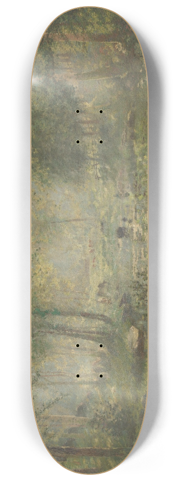 Adrien-Joseph Heymans - Woodland near Bertogne 8.25 inch art skate deck