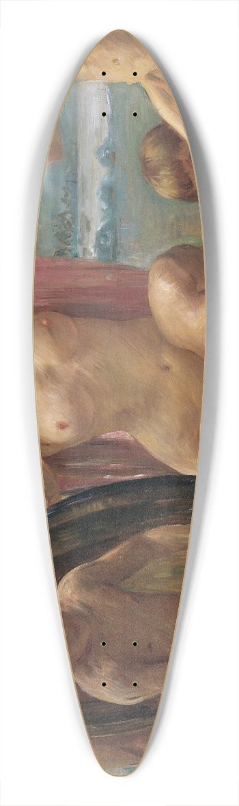 Lovis Corinth - The Weapons Of Mars 39.3 inch art pintail longboard deck