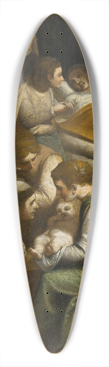 Luca Cambiaso - The Birth of Mary 39.3 inch art pintail longboard deck