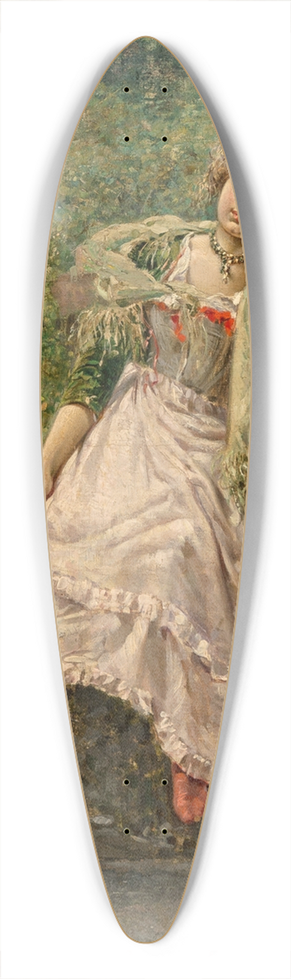 Luca Postiglione - Reverie 39.3 inch art pintail longboard deck