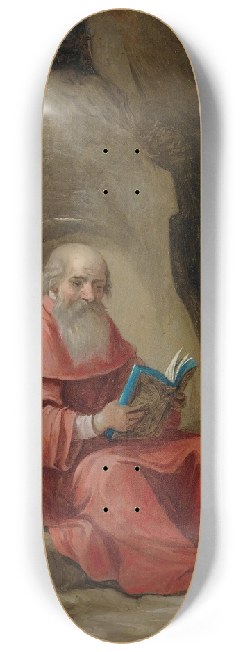 Circle Of David Teniers - Saint Jerome 8.25 inch art skate deck