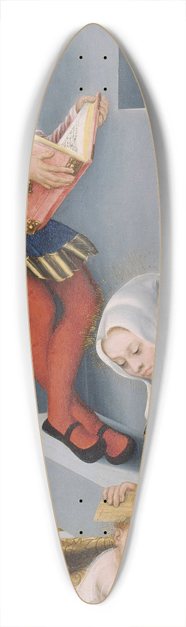 Lucas Cranach the Elder - Mary Salome and Zebedaeus with their sons St. James the Greater and St. John the Evangelist 39.3 inch art pintail longboard deck