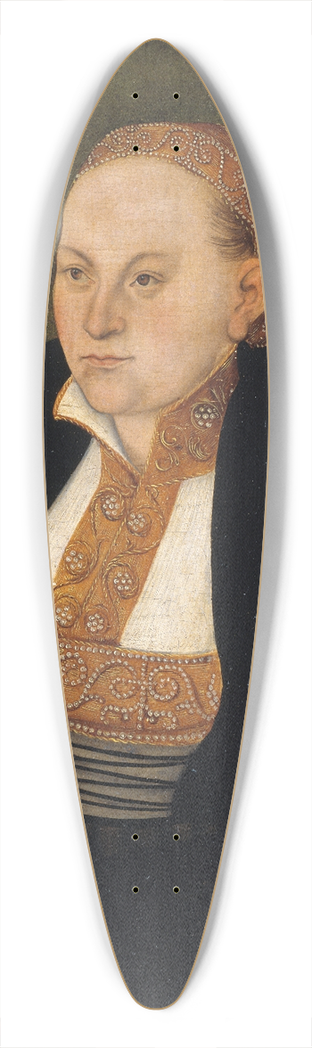 Lucas Cranach the Elder - Portrait of a Lady 39.3 inch art pintail longboard deck