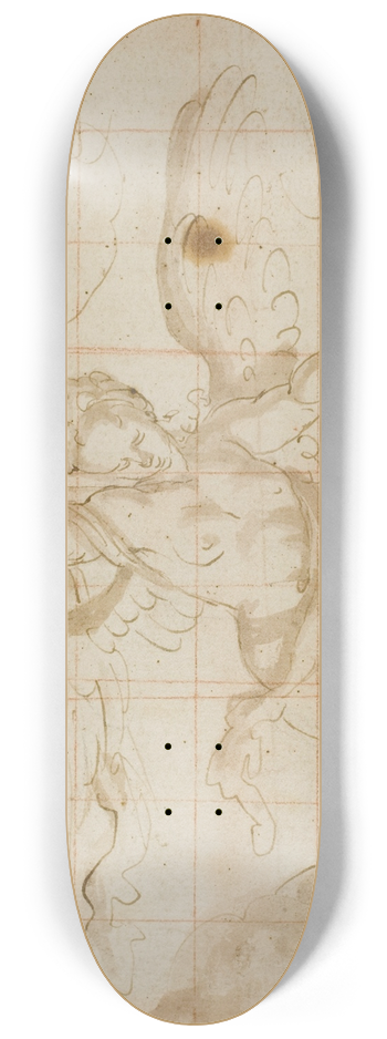 Circle of Domenico Piola - Iris 8.25 inch art skate deck